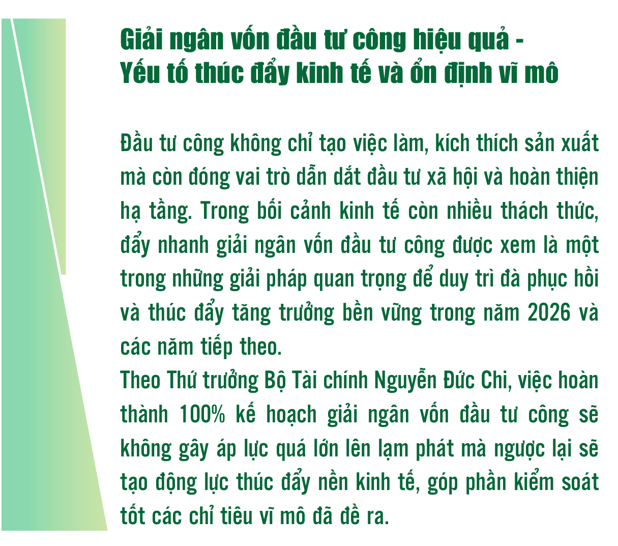 Giải ngân vốn đầu tư công năm 2026: Áp lực nghìn tỷ và “điểm nghẽn” đầu năm