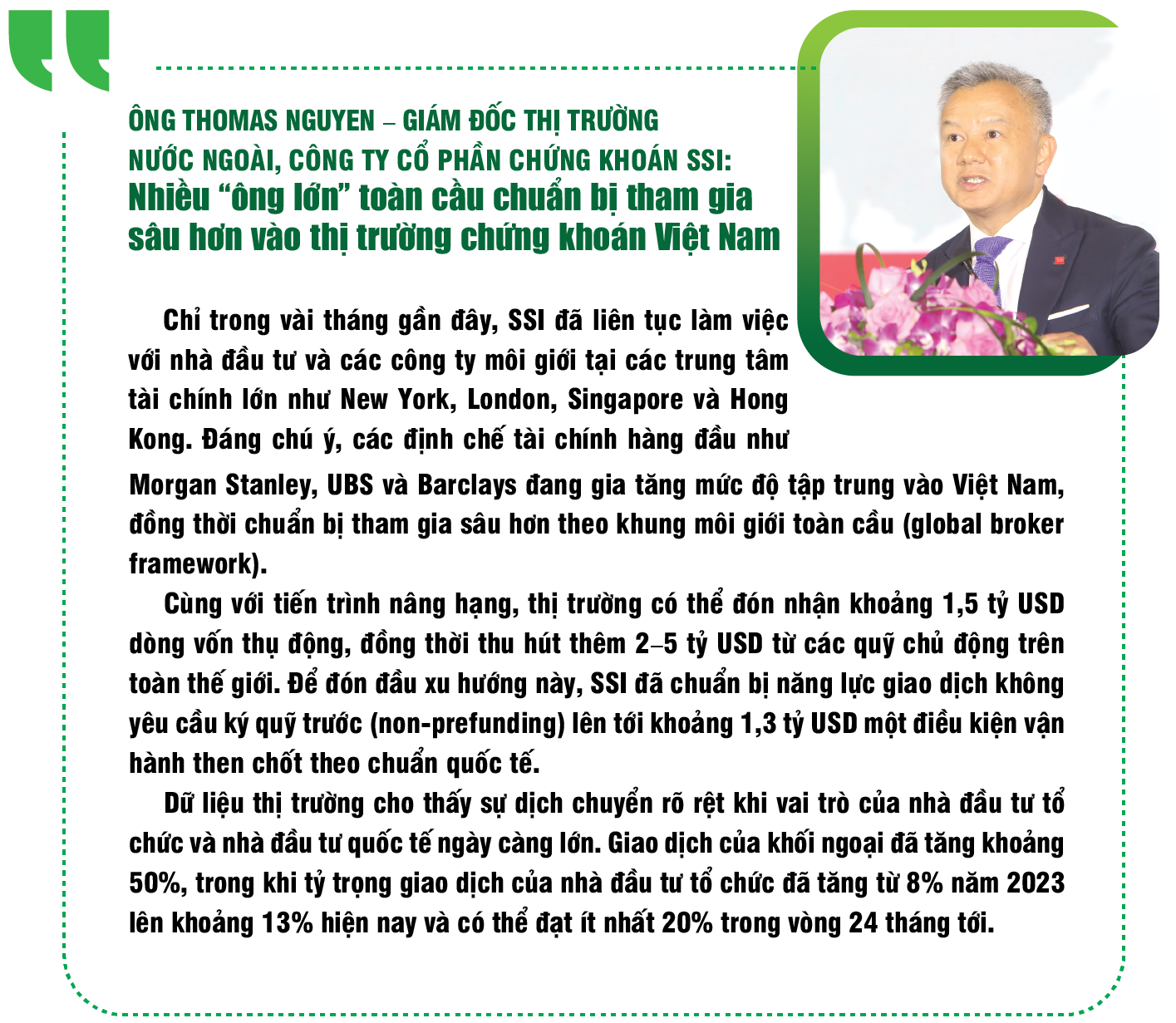 Đổi mới, cải cách, nâng tầm thị trường chứng khoán trong kỷ nguyên tăng trưởng mới