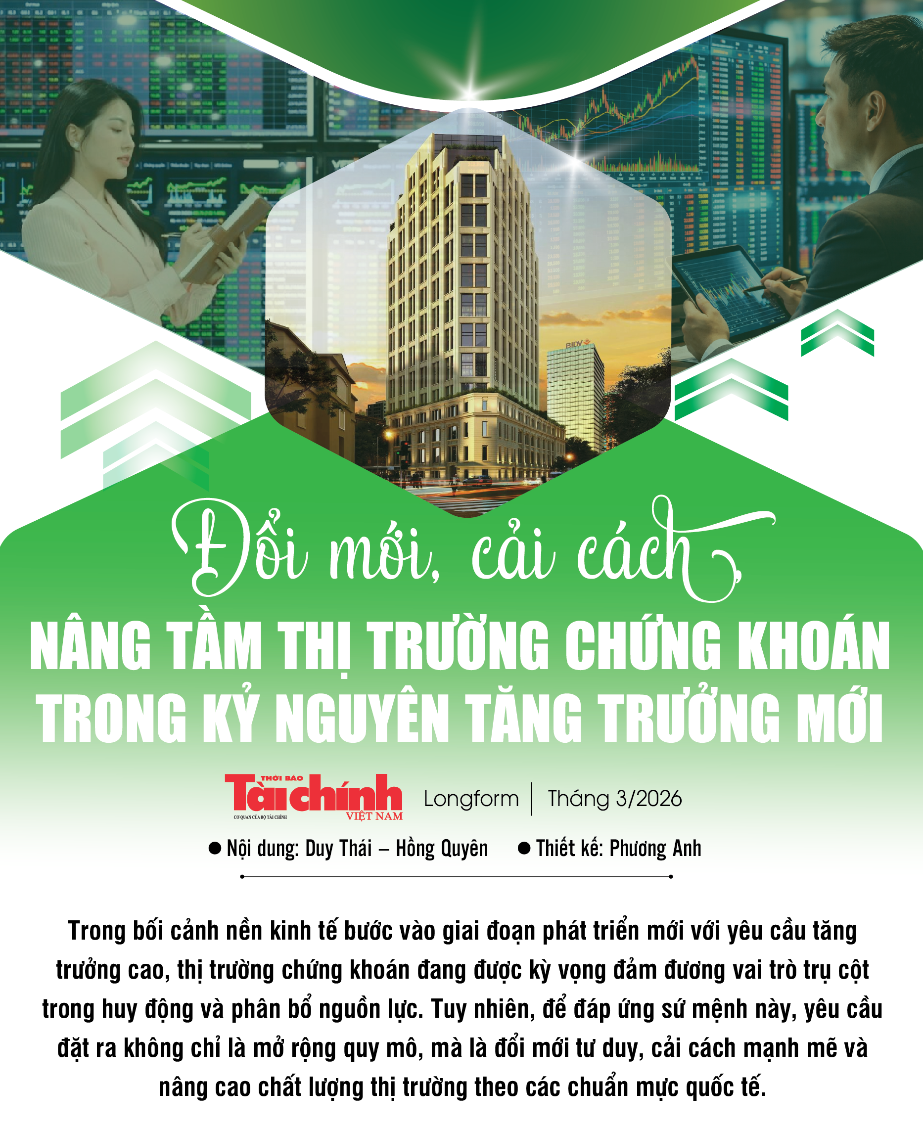 Đổi mới, cải cách, nâng tầm thị trường chứng khoán trong kỷ nguyên tăng trưởng mới