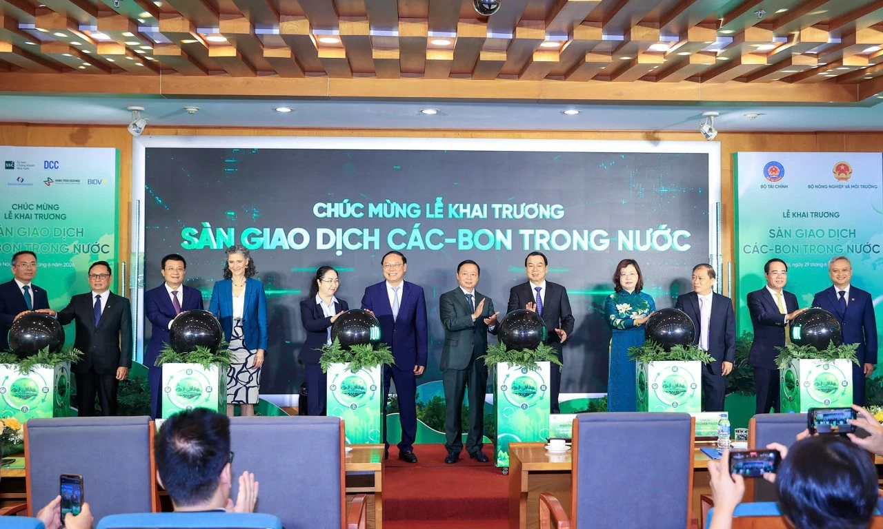 Khai trương Sàn giao dịch các-bon trong nước, mở ra thị trường mới cho tăng trưởng xanh