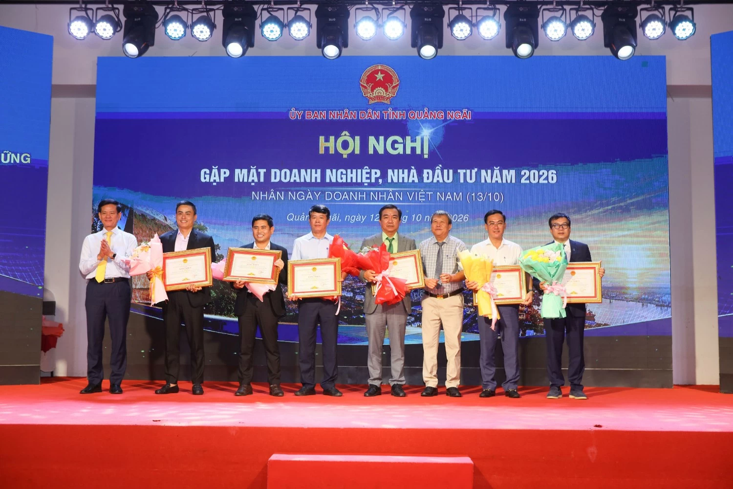 BSR cùng các đơn vị thành viên PETROVIETNAM được vinh danh tại Hội nghị doanh nghiệp Quảng Ngãi 2026