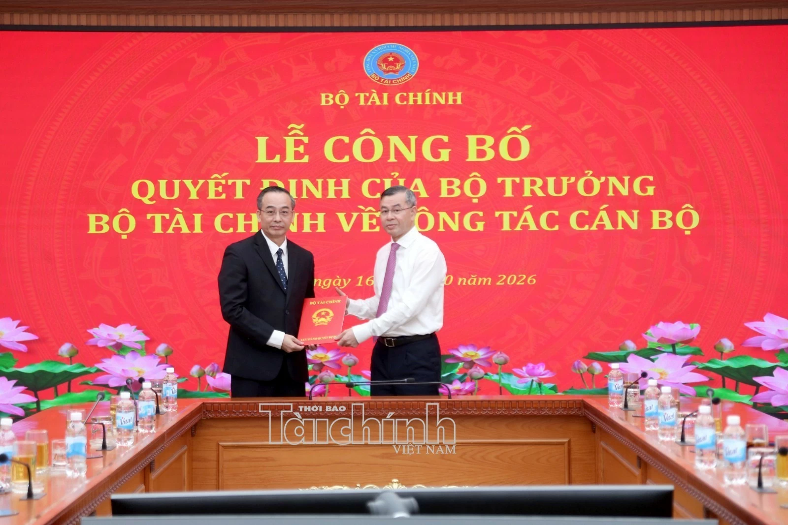 Bộ Tài chính bổ nhiệm Vụ trưởng Vụ Tổ chức cán bộ, Giám đốc Kho bạc Nhà nước