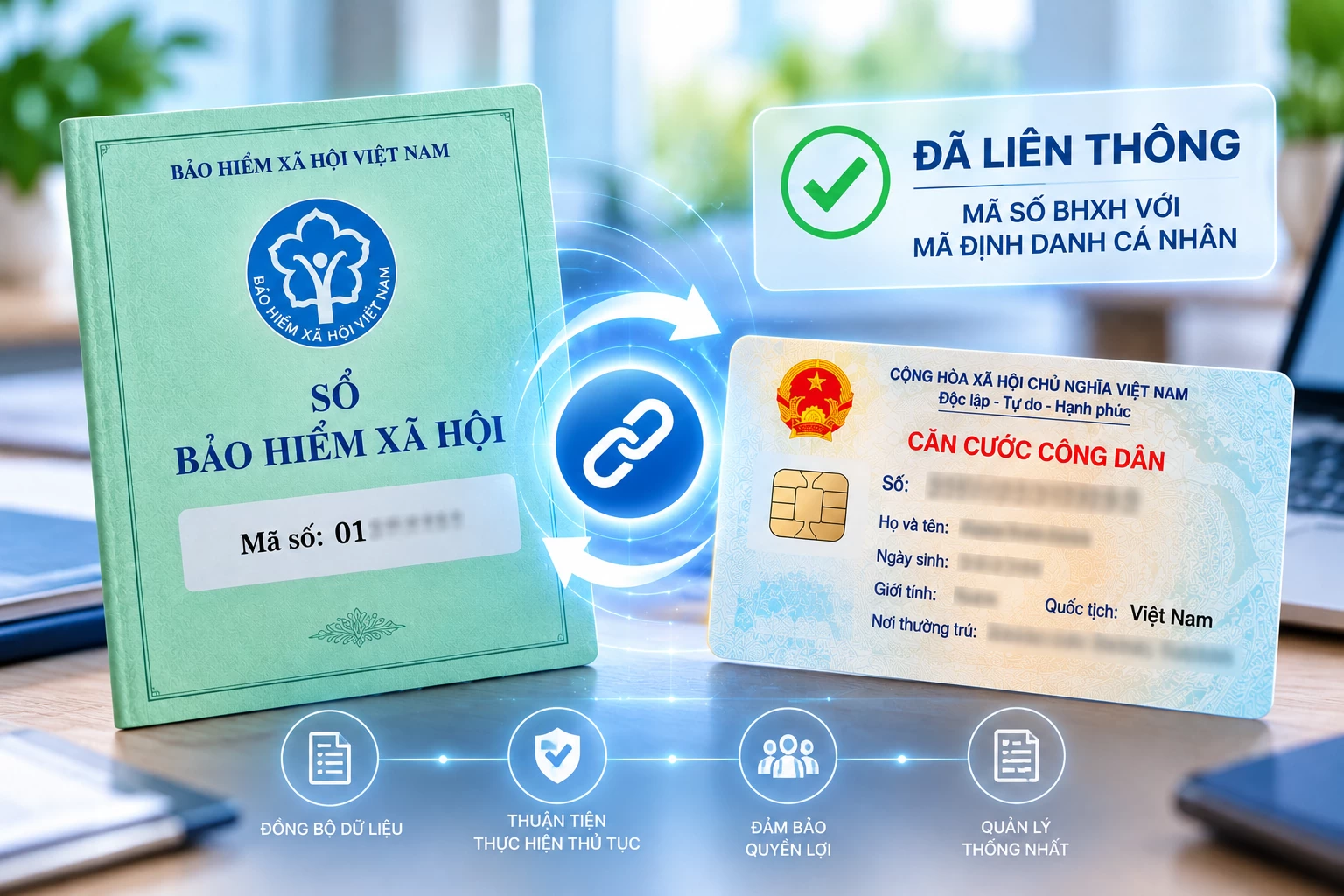 Đã chuyển đổi mã số bảo hiểm xã hội sang số định danh cá nhân/căn cước công dân cho hơn 101,49 triệu người