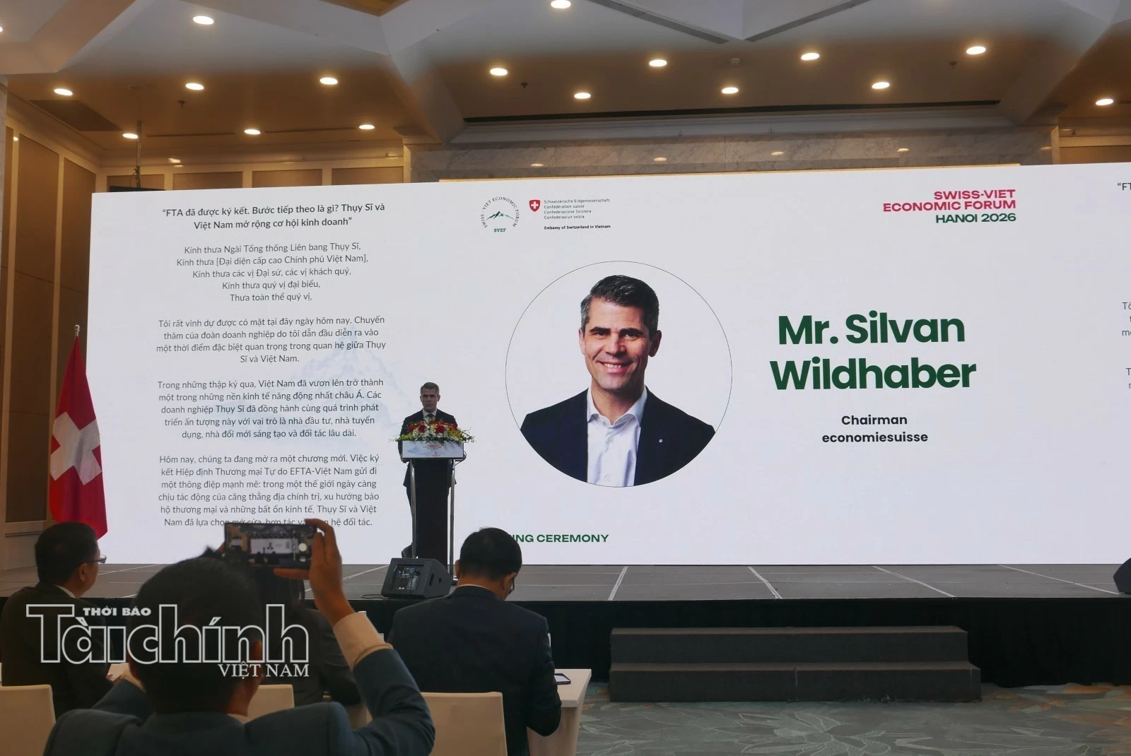 Thúc đẩy cơ hội thương mại, đầu tư Việt Nam - Thụy Sĩ