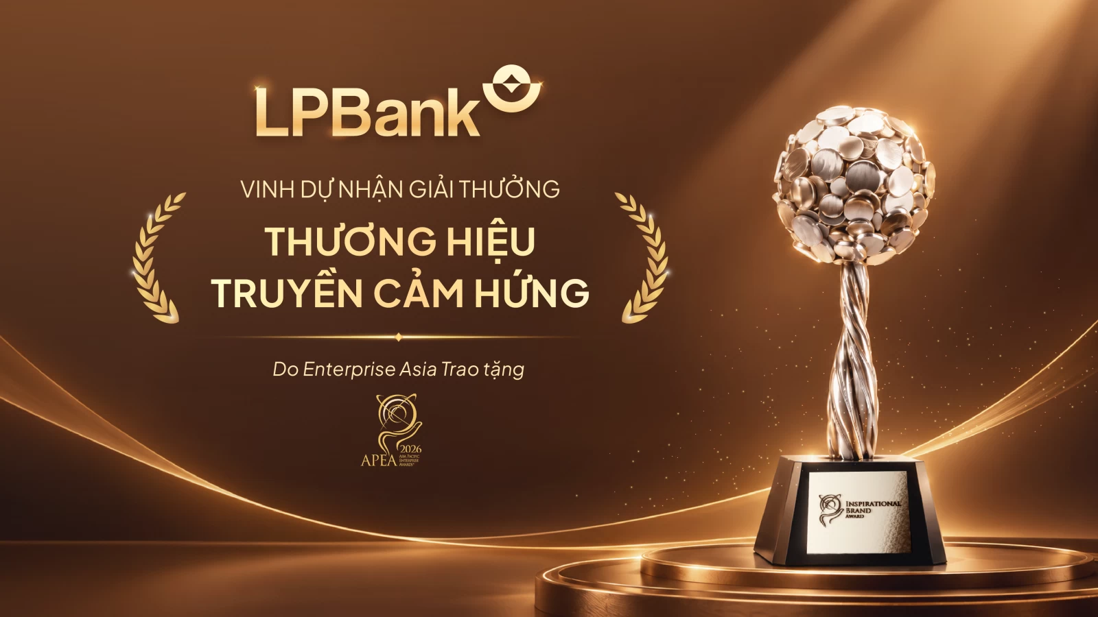 LPBank được vinh danh Thương hiệu truyền cảm hứng tại APEA 2026